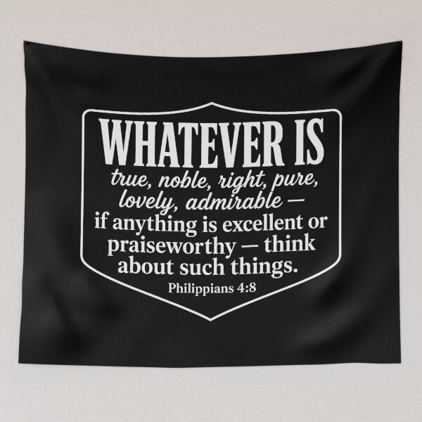 Item preview, Philippians 4:8 Think About Such Things designed and sold by plushism.