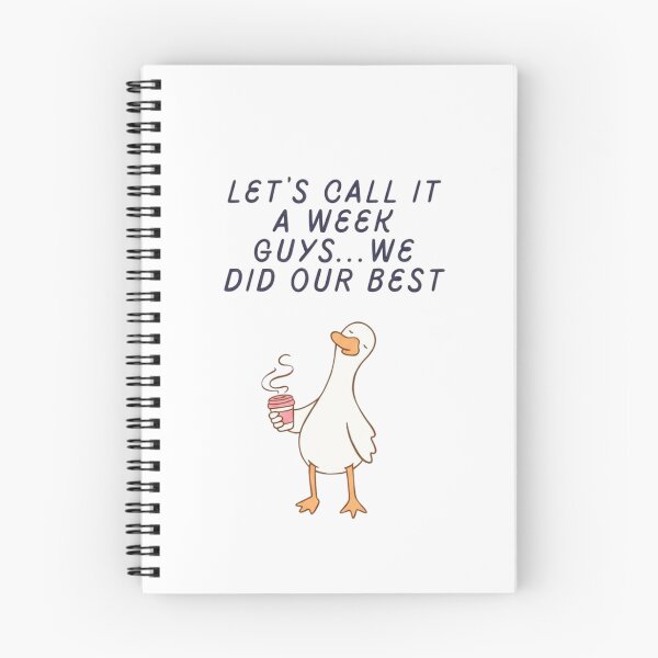 Item preview, Let's Call It A Week Guys We Did Our Best - Funny Duck Coffee designed and sold by JossDesign15.