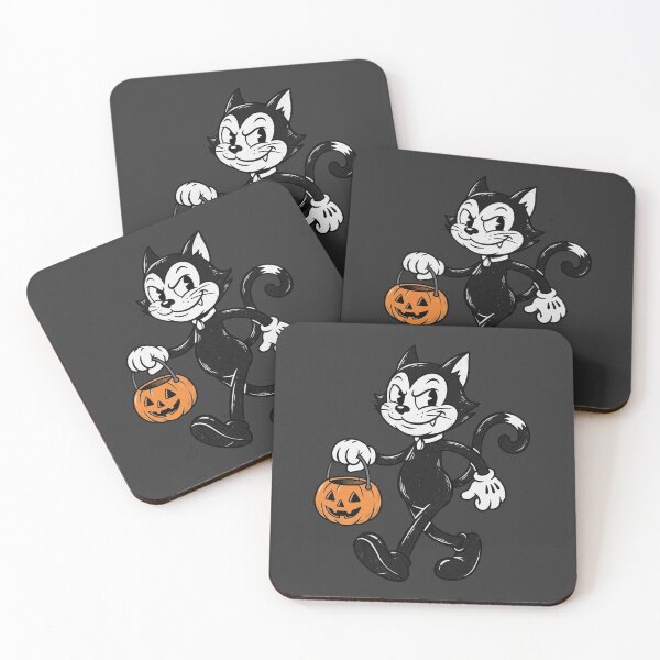Item preview, Vintage 1930s Rubber Hose Black Cat Halloween designed and sold by AOG-DESIGNS.
