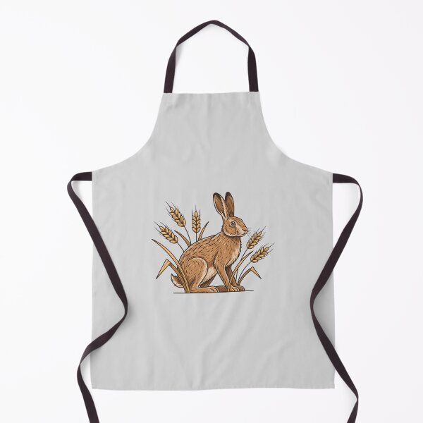 Item preview, Golden Hare Among Wheat Stalks Illustration designed and sold by hattie's.