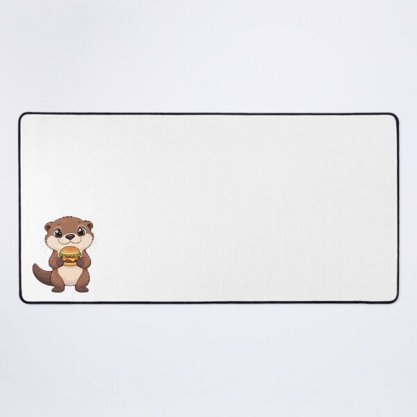 Item preview, Cute Kawaii Otter With Burger designed and sold by Eternalski.