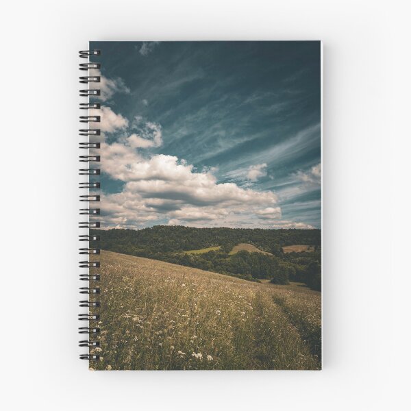 Item preview, Moody Meadow Rolling Hills Cloudy Countryside Landscape Photography designed and sold by wildsilencee.
