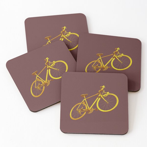 Item preview, Vintage Golden Road Bike Graphic | Minimalist Cycling Silhouette designed and sold by Creatby7030.