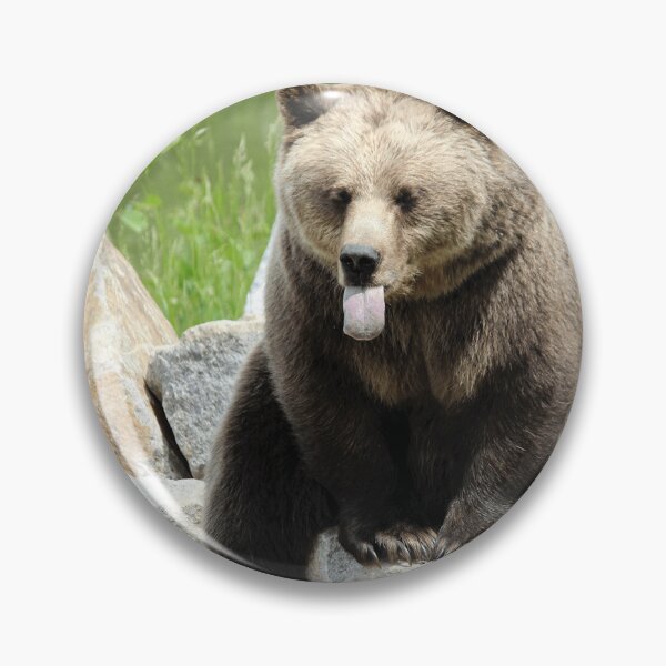 Item preview, Grizzly Bear Tongue Out Wildlife Animal Lover designed and sold by todantilane.