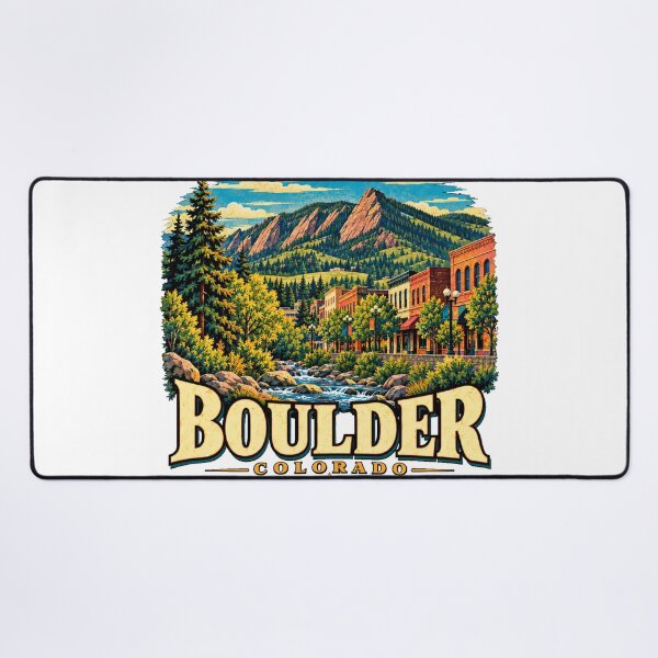 Item preview, Vintage Boulder Colorado Travel Souvenir Landmark Gift designed and sold by MichaeIRellov.