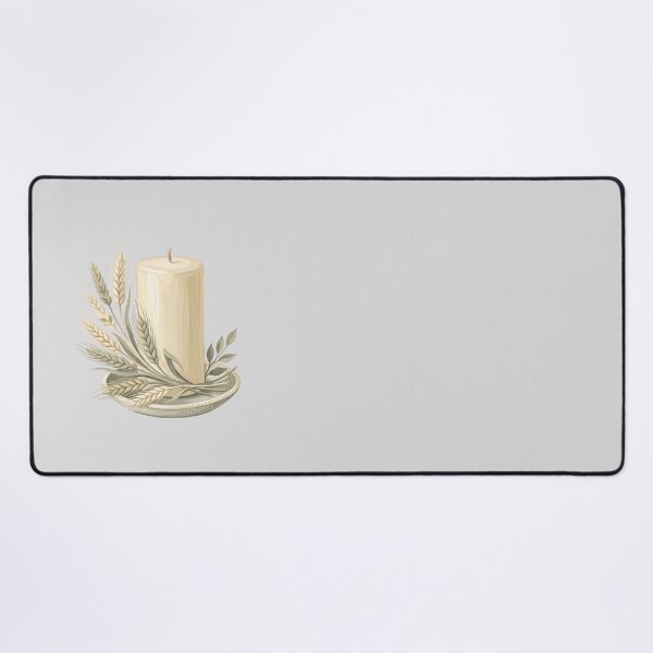 Item preview, Candle and Wheat Botanical Still Life designed and sold by hattie's.