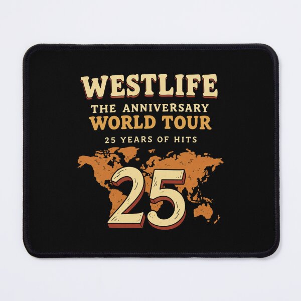 Item preview, Westlife 25 Anniversary Tour, Westlife Front Back Concert, 2026 World Tour, Westlife Fan Gift designed and sold by harnealaz.