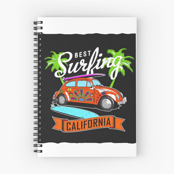 Item preview, Retro California Surfing Van Art | 70s Floral Hippie Surf Bug  designed and sold by Creatby7030.