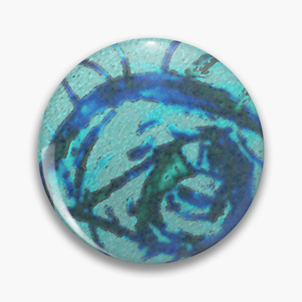 Item preview, TEAL CYAN ABSsTRACT EYE EXPRESIVE SKETCH ART designed and sold by ChicoDeelulu.