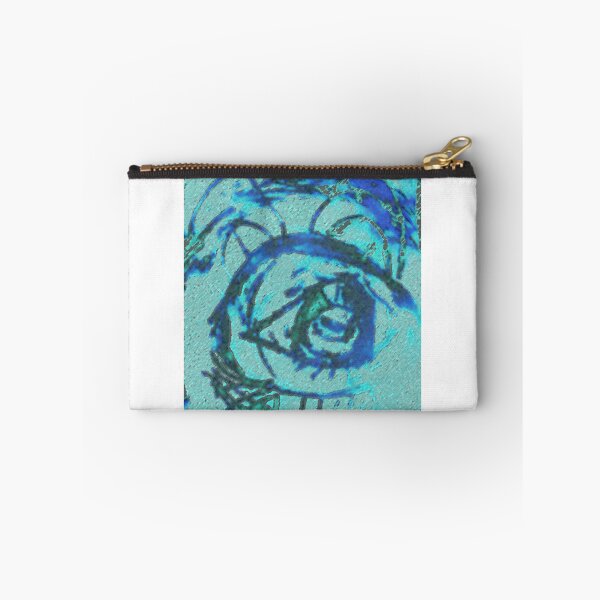 Item preview, TEAL CYAN ABSsTRACT EYE EXPRESIVE SKETCH ART designed and sold by ChicoDeelulu.