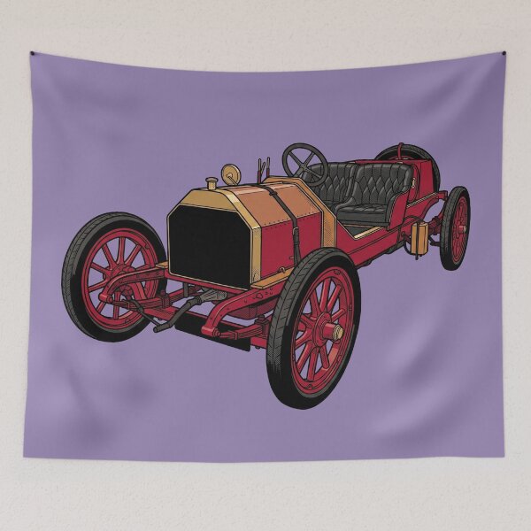Item preview, 1910 Lancia Tipo 55 Corsa: Edwardian Speed Demon Art Print designed and sold by FreiherrPK.