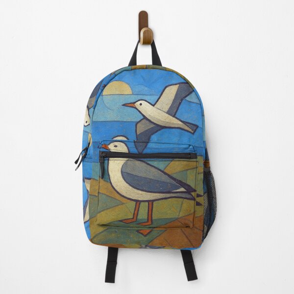 Item preview, Seagulls in nature - a Geometric illustration. designed and sold by GalleryKauffeld.