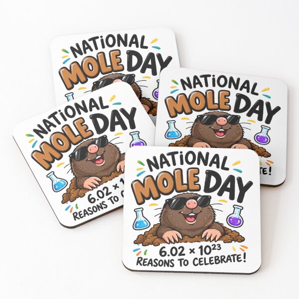 Item preview, National Mole Day designed and sold by ryanapples2.