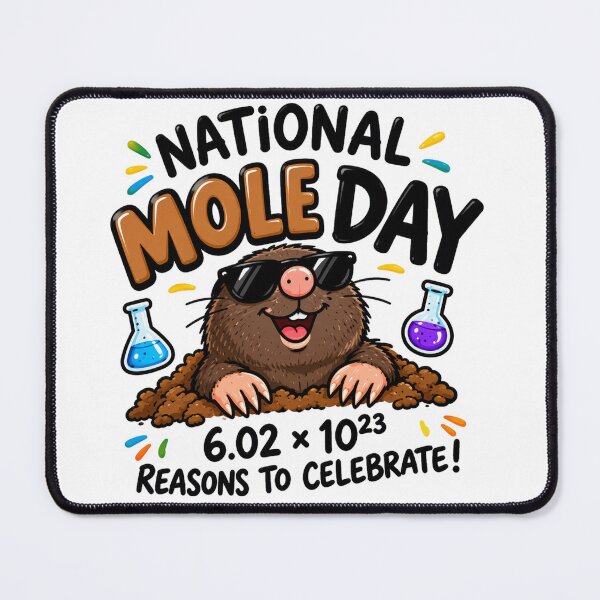 Item preview, National Mole Day designed and sold by ryanapples2.