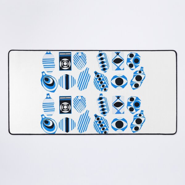 Item preview, THEBROCCO – Ice Blue Textile Pattern designed and sold by SamuraiSixCoin.
