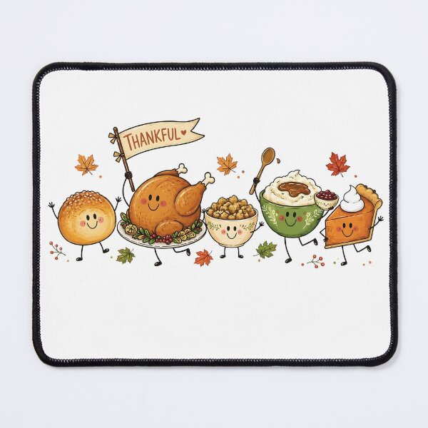 Item preview, Thankful Doodle Turkey Happy Thanksgiving designed and sold by cakematel.