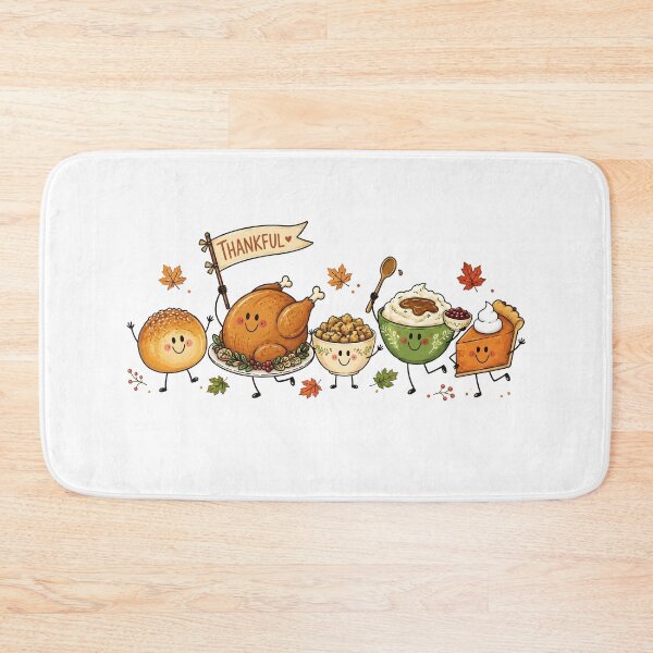 Item preview, Thankful Doodle Turkey Happy Thanksgiving  designed and sold by cakematel.
