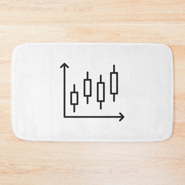 Item preview, Candlestick Chart Line Icon designed and sold by VectorForge Studio.