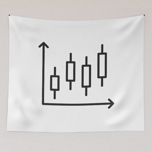 Item preview, Candlestick Chart Line Icon designed and sold by VectorForge Studio.