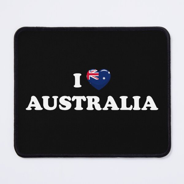 Item preview, I Love Australia / I Heart Australia (White text with flag heart) designed and sold by STUDIO-72.