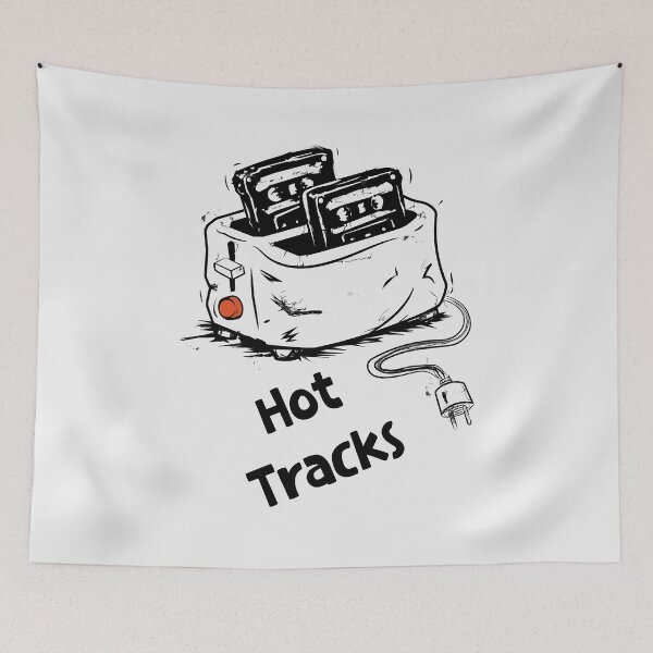 Item preview, Hot Tracks T-Shirt – Retro Cassette Toaster Design, Music Humor Tee designed and sold by FULLER FACTORY.
