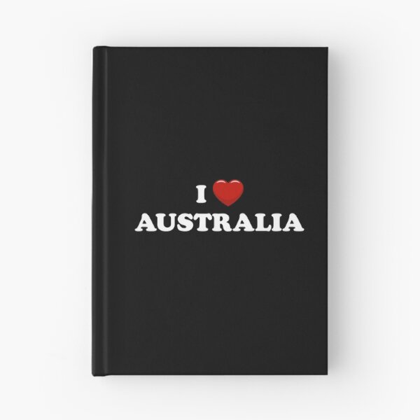 Item preview, I Love Australia / I Heart Australia (White text with red heart) designed and sold by STUDIO-72.
