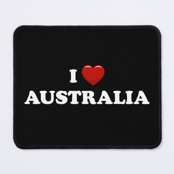Item preview, I Love Australia / I Heart Australia (White text with red heart) designed and sold by STUDIO-72.