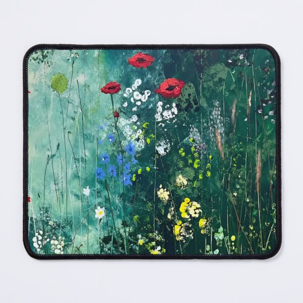 Item preview, Gustav Klimt Flower Garden Vivid Seamless Flowers Vintage Floral Patterns Digital Art Illustration designed and sold by Matt_Smith.