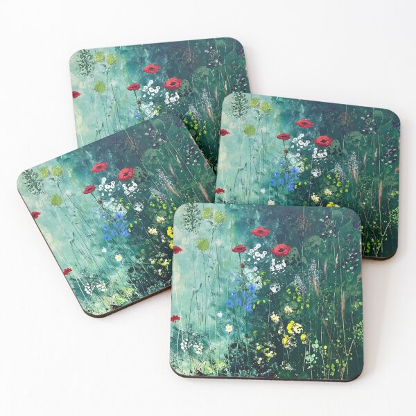 Item preview, Gustav Klimt Flower Garden Vivid Seamless Flowers Vintage Floral Patterns Digital Art Illustration designed and sold by Matt_Smith.