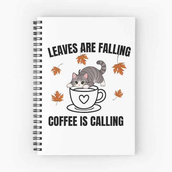 Item preview, Leaves Are Falling Coffee Is Calling designed and sold by CreativeOlga.