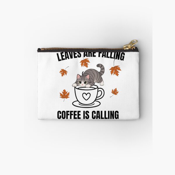 Item preview, Leaves Are Falling Coffee Is Calling designed and sold by CreativeOlga.