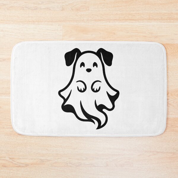 Item preview, Cute Halloween Ghost Dog Black Silhouette Illustration designed and sold by AFernandesDSG.