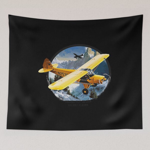 Item preview, Alaska Bush Plane Aviation Graphic | Valdez Fly-In Mountain Scenic designed and sold by Creatby7030.