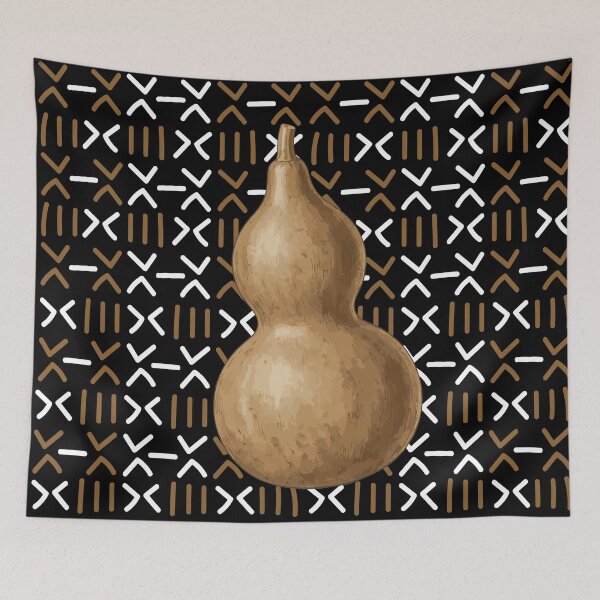 Item preview, Calabash Traditional African Bogolan designed and sold by Wolagno.