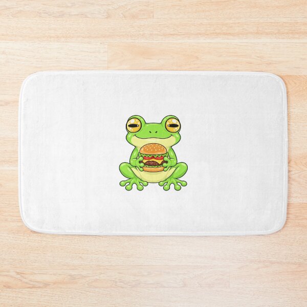 Item preview, Cute Kawaii Frog With Burger designed and sold by Eternalski.