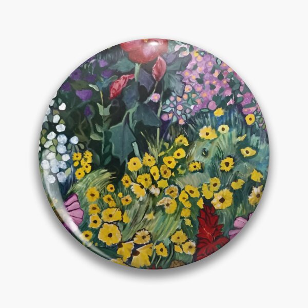 Item preview, Gustav Klimt Flower Garden Vivid Seamless Flowers Vintage Floral Patterns Digital Art Illustration designed and sold by Matt_Smith.