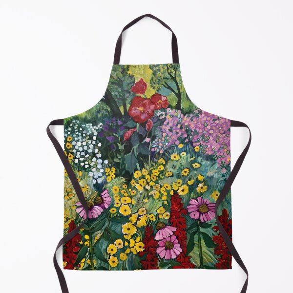 Item preview, Gustav Klimt Flower Garden Vivid Seamless Flowers Vintage Floral Patterns Digital Art Illustration designed and sold by Matt_Smith.