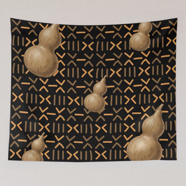 Item preview, Calabash Traditional African Bogolan designed and sold by Wolagno.