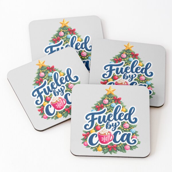 Item preview, Fueled by Cocoa Christmas Tree Design designed and sold by hattie's.