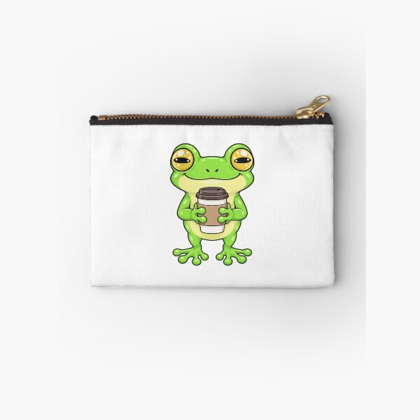 Item preview, Cute Kawaii Frog With Coffee designed and sold by Eternalski.