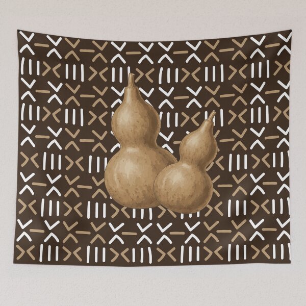 Item preview, Calabash Traditional African Bogolan designed and sold by Wolagno.