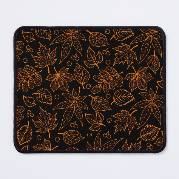 Item preview, Orange Botanical Leaf Pattern A-Line Dress – Vintage Hand-Drawn Nature Print designed and sold by FestivityFinds.