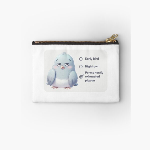 Item preview, Permanently exhausted pigeon designed and sold by BookOfRainbows.