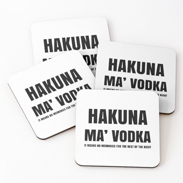 Item preview, Hakuna Ma'Vodka designed and sold by Mavazi.