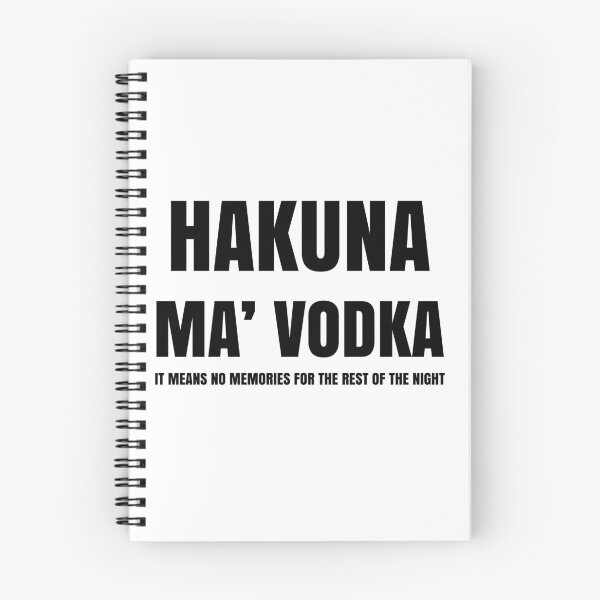 Item preview, Hakuna Ma'Vodka designed and sold by Mavazi.