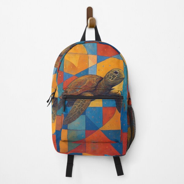 Item preview, A swimming Turtle - a Geometric illustration. designed and sold by GalleryKauffeld.