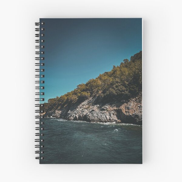 Item preview, Moody Ocean Coast Rocky Forest Island Coastal Landscape Photography designed and sold by wildsilencee.