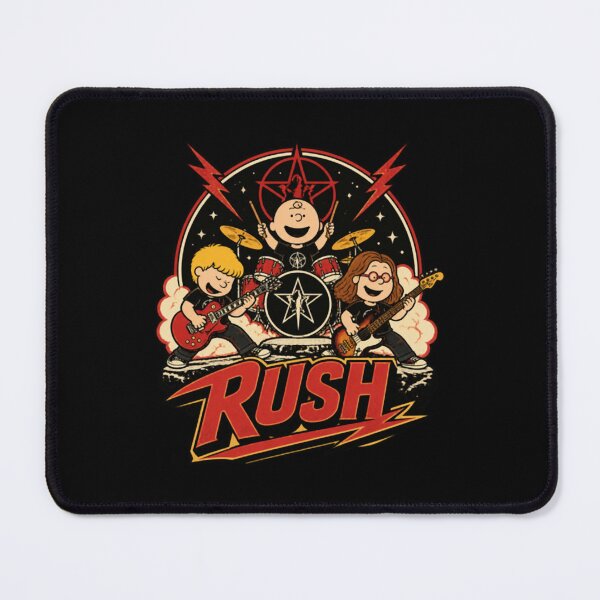 Item preview, Rush Band and Charlie Brown Mashup Action Variant Graphic Design designed and sold by harnealaz.