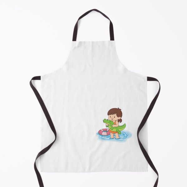 Item preview, Child with Inflatable Alligator in Water designed and sold by Jemmiko.