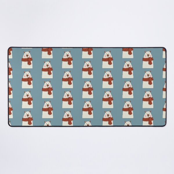 Item preview, Cute Hand-Drawn Polar Bear in a Red Scarf designed and sold by Almanzart.